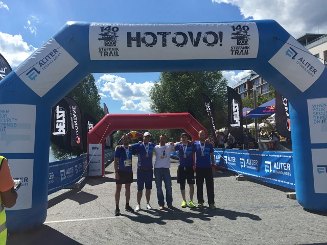 Aliter Technologies being a general partner of the mountain run STEFANIK TRAIL