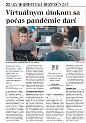Virtuálnym útokom sa počas pandémie darí