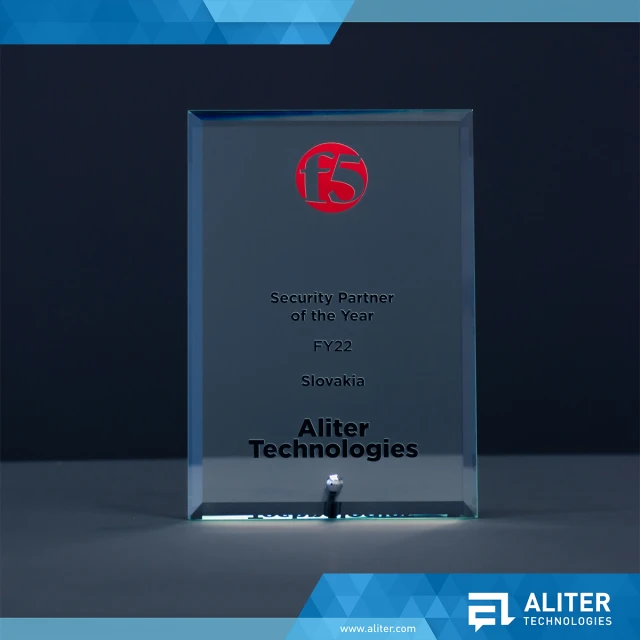 Security Partner of the Year 2022 od spoločnosti F5