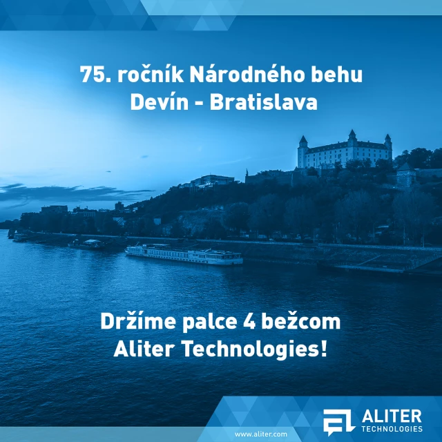 75. ročník Národného behu: Devín – Bratislava s bežcami Aliter Technologies