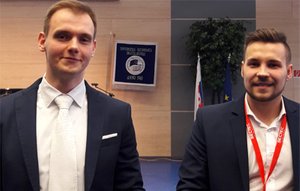 Filip Mikuš and Jakub Obetko at the SecTec Security Day 2018 Conference
