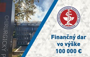 Aliter Technologies daroval 100 000 Eur vojenskej nemocnici v Ružomberku na obnovu po požiari