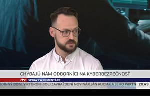 O nedostatku odborníkov na kyberbezpečnosť diskutoval v RTVS 24 Michal Srnec