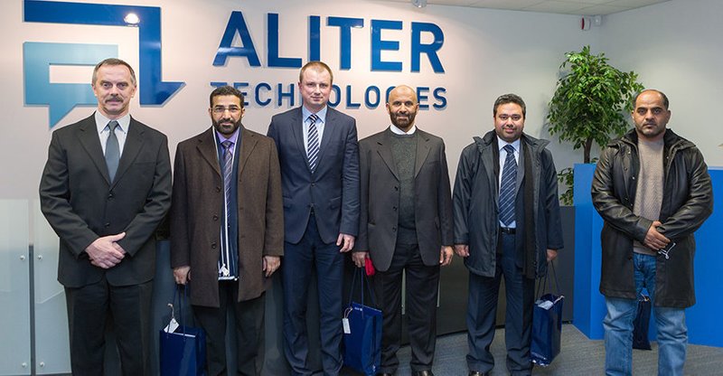 Významní hostia z delegácie Spojených arabských emirátov v Aliter Technologies